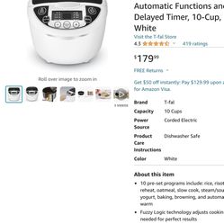Magnifica olla T-FAL DIGITAL NUEVA Y MUY BARATA $85 