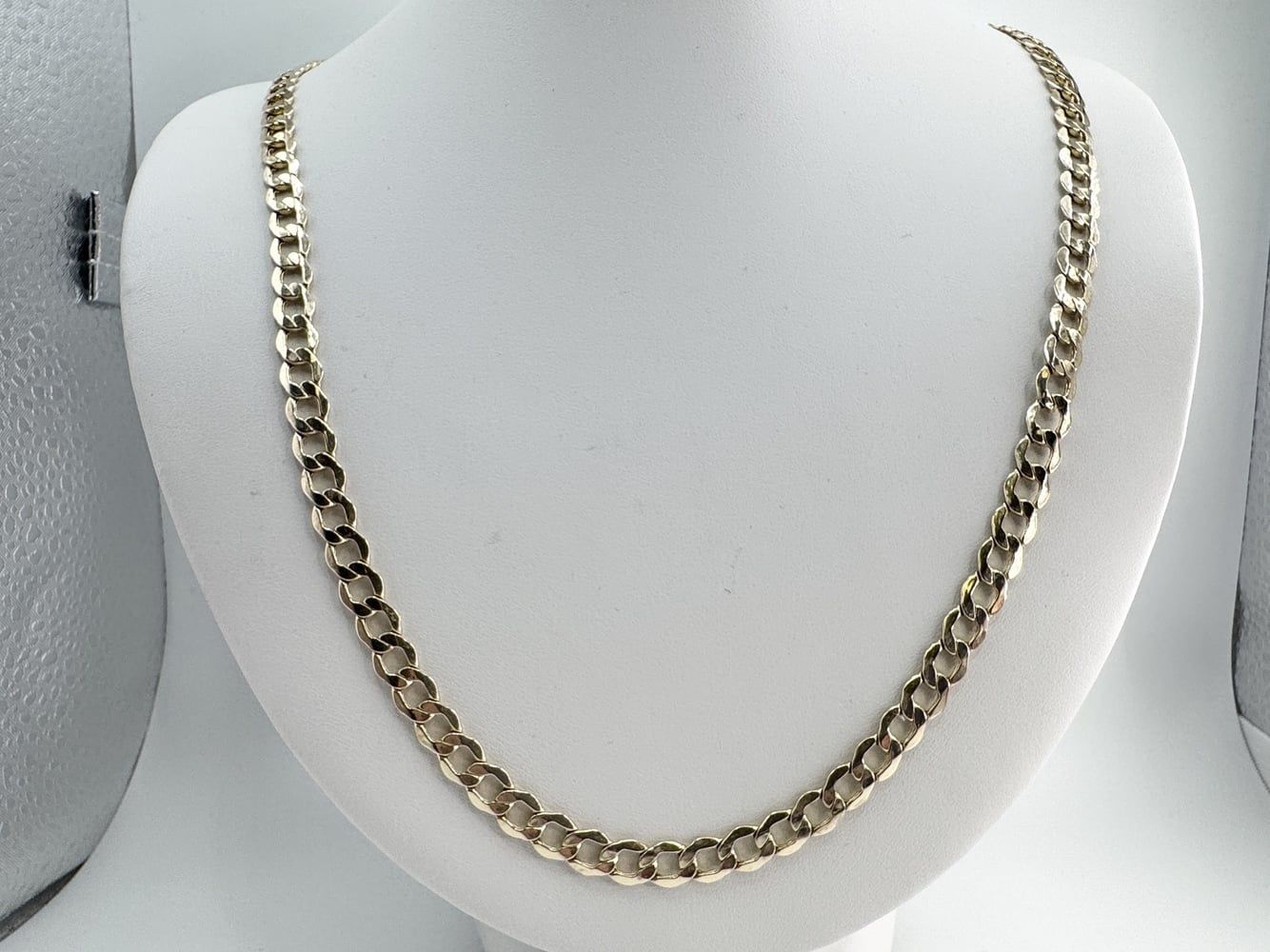 Men’s 6.5mm Curb Link 14k Yellow Gold 24” Chain Necklace 14.5 Grams 11053098