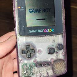 Purple Clear Gameboy Color