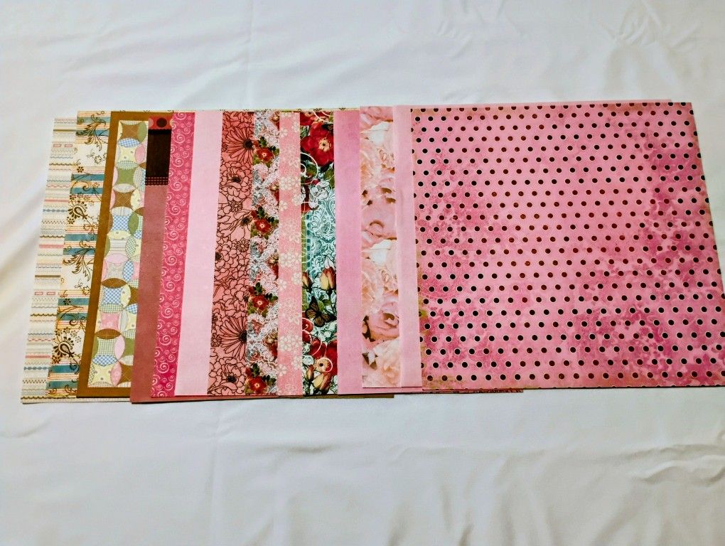 Scrapbook Paper 12x12 ;  65 -110 lb / 175- 300 gsm!