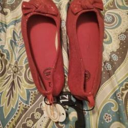 Ruby Red Ballet Flats Kids size 12