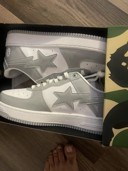 Bape Shoes (grey )
