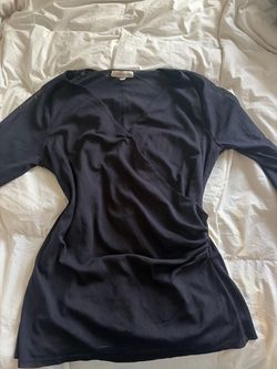 Coldwater Creek Navy Long Sleeve Top