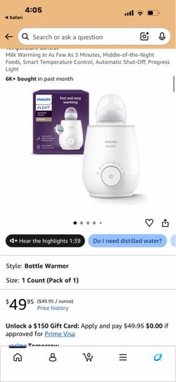 philips bottle warmer