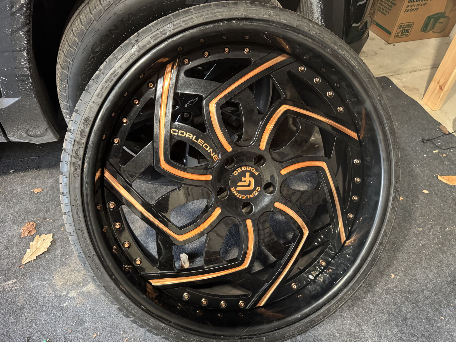 Corleon Red Rims 24 inch corleone forged rims for Sale in Indianapolis, IN - OfferUp