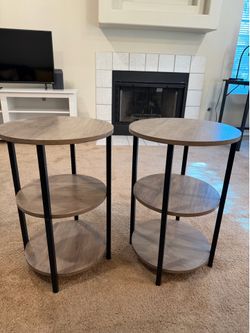 Round end tables