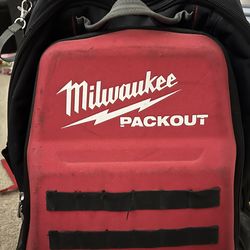 Used Milwaukee Pack out Backpack