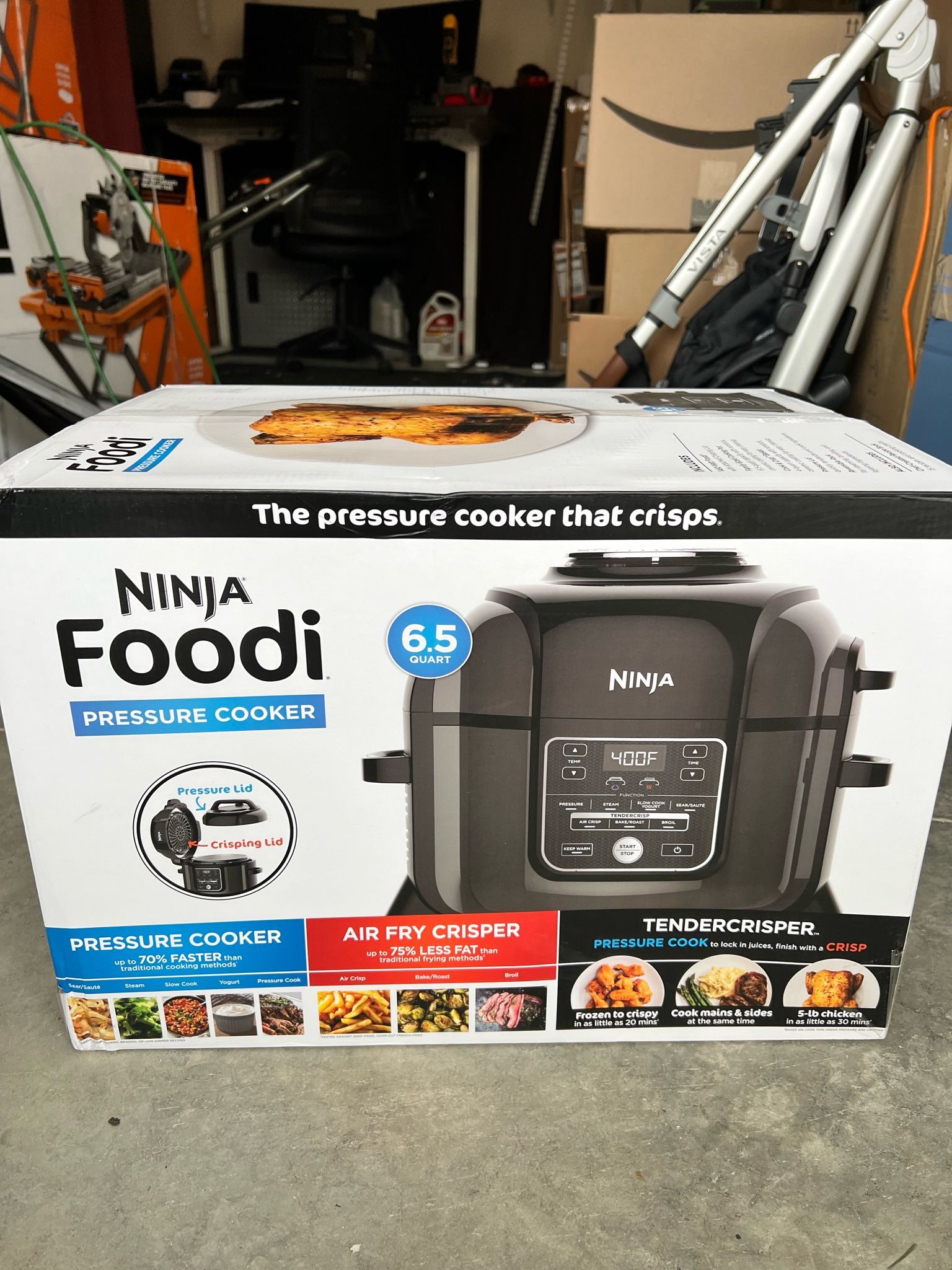 Brand New Ninja Foodi TenderCrisp in Quart Pressure Cooker