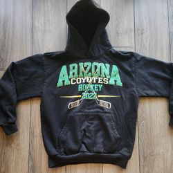 Arizona Coyotes Men's Black Sticks Rhuigi Pullover Hoodie Size Large 