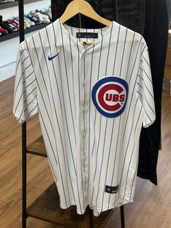 Cubs Pinstripe Jersey Size Medium baseball