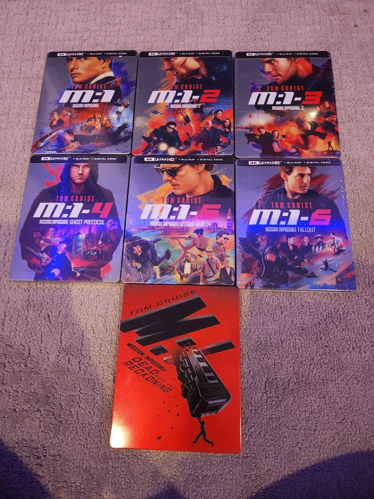 Mission Impossible 4k Steelbook Collection