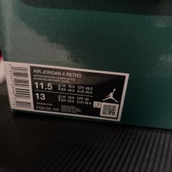 Jordan 4 oxidized green size 11.5