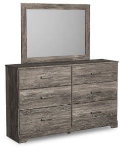 Ralinksi Gray Dresser and Mirror