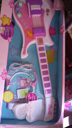 Barbie electric guitar jam