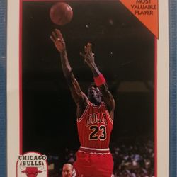 1991 NBA HOOPS #5 MICHAEL JORDAN MOST VALUABLE PLAYER
