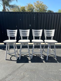 Telescope Outdoor Aluminum Height Swivel Chairs