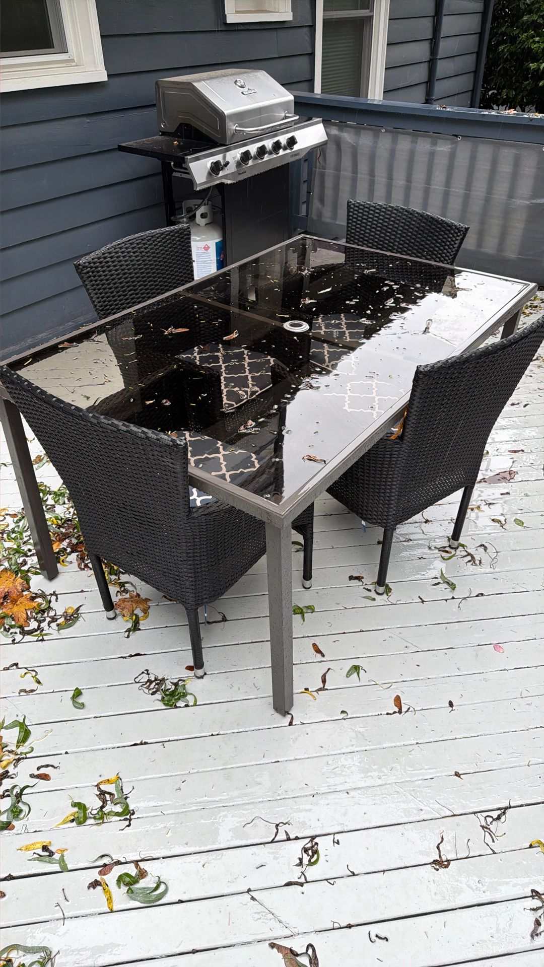 Outdoor Patio Table With Chairs