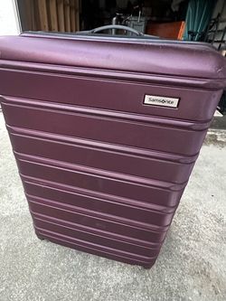 Samsonite hard shell large suitcase