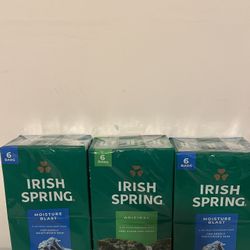 Irish Spring Bar Soap  6 Count $5 Each
