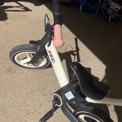 JMMD 6 in 1 Toddler Bike with Push Handle for Kids 18-60 Months, 