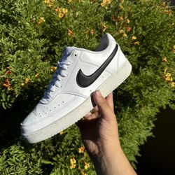 Nike Court Vision Low “Black/White” Men’s Shoes 