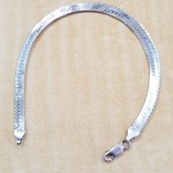 Sterling Silver S Link Bracelet 