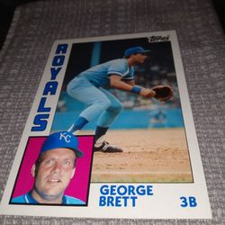 1984 Topps Jumbo George Brett