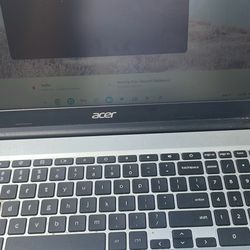 acer chrome book, gray