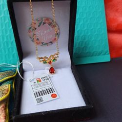 Gold Colors Fancy Jewelry Set 