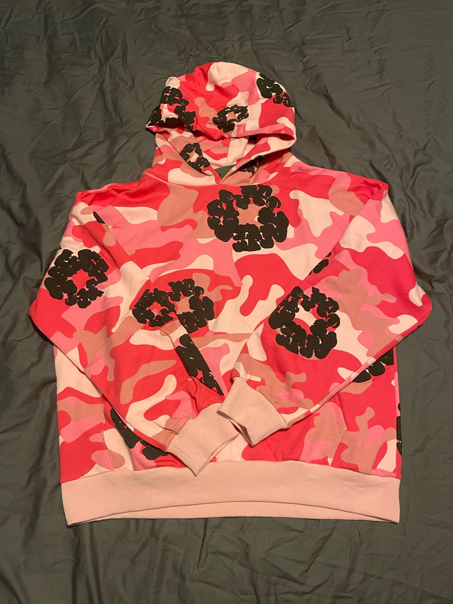 DENIM TEARS CAMO COTTON WREATH HOODIE SIZE S-L