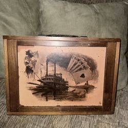 Ex Artibus “The Riverboat” Poker Set With Solid Walnut Case