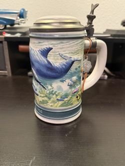 Sea World Bottlenose Dolphin Limited Edition Collector's Series Beer Stein