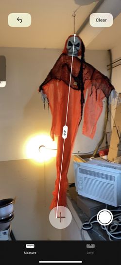 7 ft. Hanging Halloween Ghost Decoration 