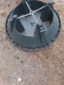 Best Christmas tree stand..it's huge