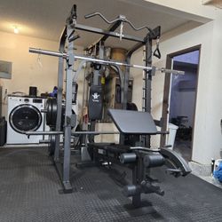 Smith Machine 2001 | Multi-Use Adj Bench | Gym Equipment | Fitness | Squat Rack | Excercise |🔴WEIGHTS AND BARBELL SOLD SEPARATELY 🔴 FREE DELIVERY 🚚