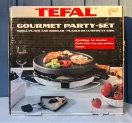 New Tefal Gourmet Party-Set Grill Plate and Broiler