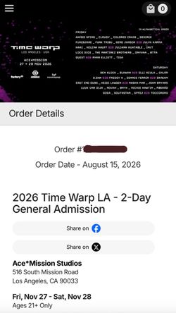 time warp LA