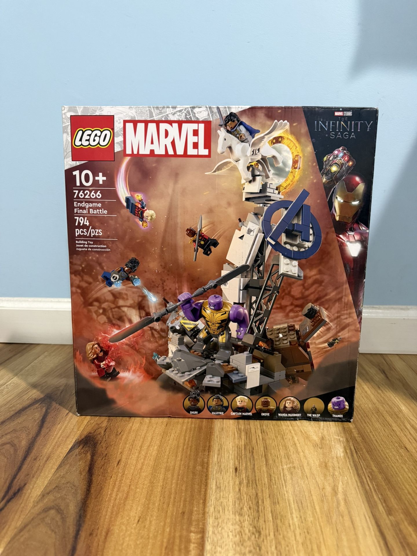LEGO Marvel Endgame Final Battle, Avengers Model for Build and Display, Collectible Marvel Playset