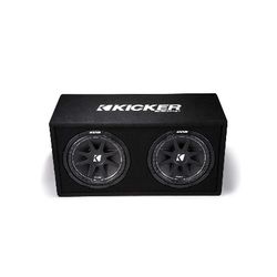 Kicker 43DC122 Dual Comp 12-inch Vented Subwoofer Enclosure 2-Ohm, RoHS Compliant