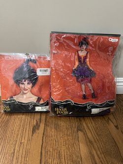 Disney Hocus Pocus Mary Costume and Wig Set Adult Size Medium