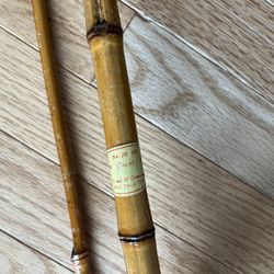 Vintage West Point Bamboo Fishing Pole No. JB 102
