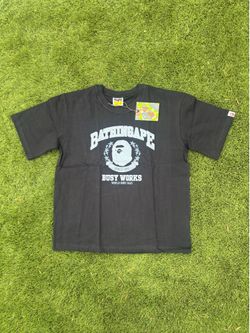 Bape Busy Works Shirts Black/White
