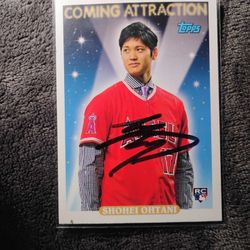 Shohie Ohtani Rookie Autograph  
