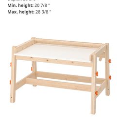 Ikea Pine Adjustable Desk