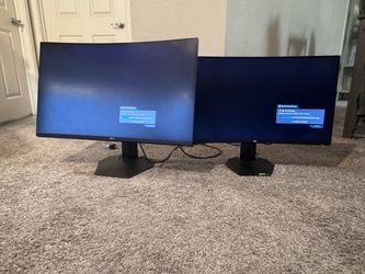 Pair of Dell Gaming Monitors