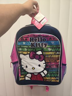 Rainbow Hello Kitty Backpack/ Mochila De Arcoiiris De Hello Kitty 