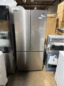 31” brand new counter depth refrigerator stainless steel
