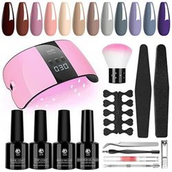 Joytii Gel Polish Kit UV / LED + 500 Nail Tips