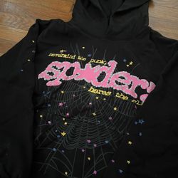 Sp5der Web Black V2 Hoodie