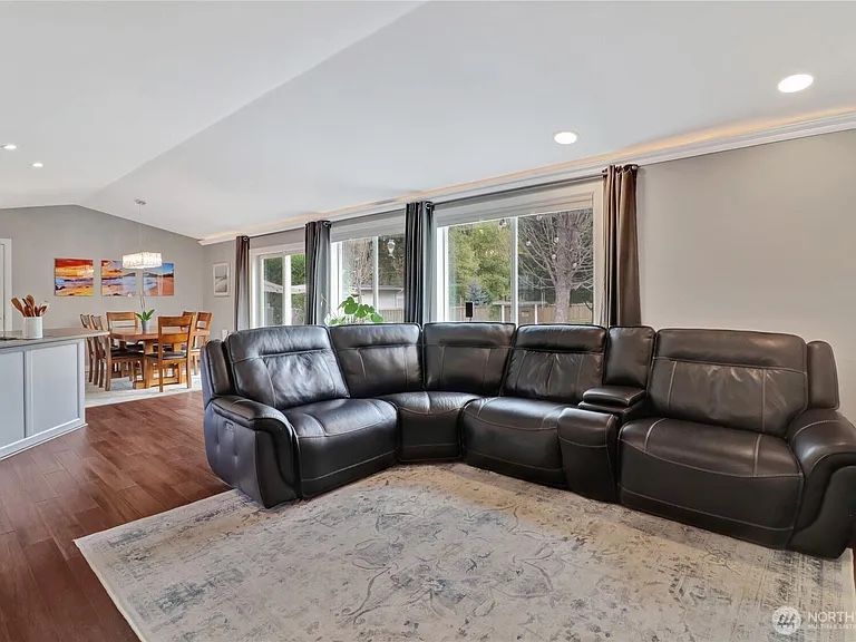 Espresso Colored Modular Sectional With Power Recliners